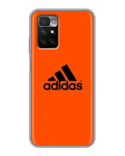 Чехол для Xiaomi Redmi 10 с картинкой «Adidas Ukraine»