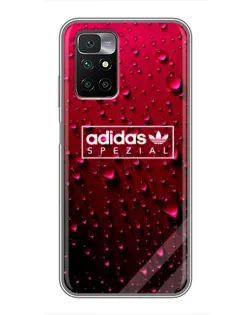 Чехол для Xiaomi Redmi 10 с картинкой «Adidas Gold Marble»