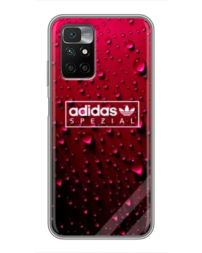 Чехол для Xiaomi Redmi 10 с картинкой «Adidas Gold Marble»