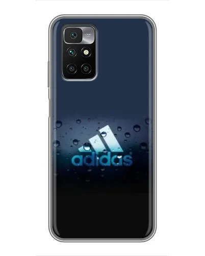 Чехол для Xiaomi Redmi 10 с картинкой «Adidas Water Drops»