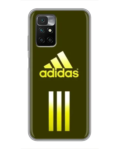 Чехол для Xiaomi Redmi 10 с картинкой «Оливковый градиент Adidas»