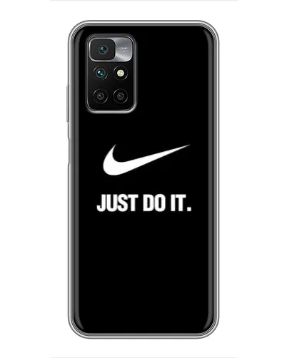 Чехол для Xiaomi Redmi 10 с картинкой «Классический принт Nike»