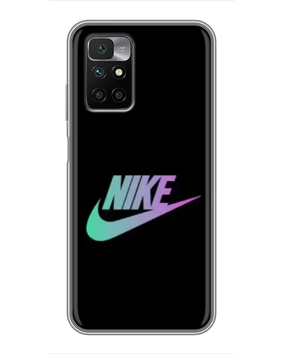 Чехол для Xiaomi Redmi 10 с картинкой «Nike — городская ночь»