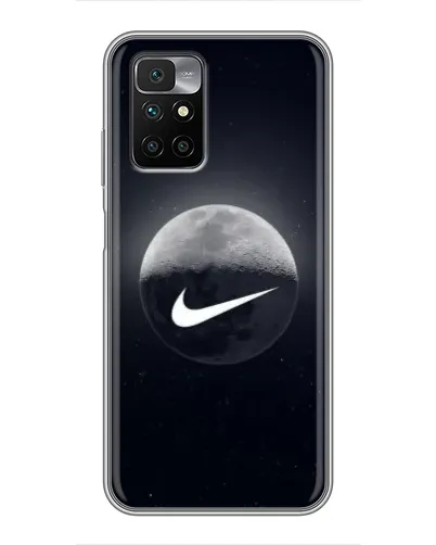 Чехол для Xiaomi Redmi 10 с картинкой «Nike в стиле граффити»
