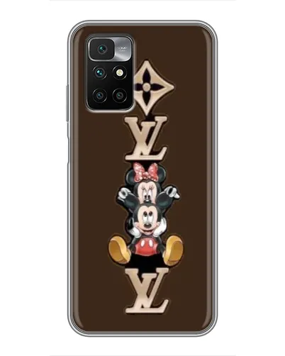 Чехол для Xiaomi Redmi 10 с картинкой «LV и Микки Маус»