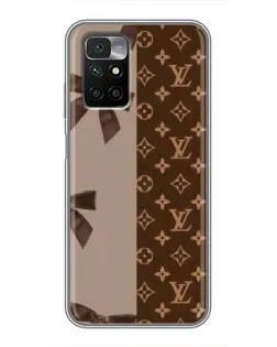Чехол для Xiaomi Redmi 10 с картинкой «Louis Vuitton — банты»
