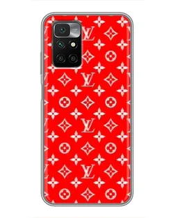 Чехол для Xiaomi Redmi 10 с картинкой «Яркий паттерн LV»