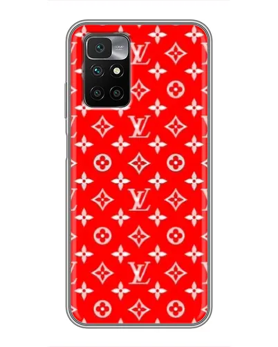 Чехол для Xiaomi Redmi 10 с картинкой «Яркий паттерн LV»