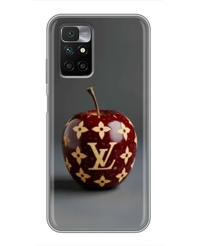 Чехол для Xiaomi Redmi 10 с картинкой «Красное яблоко LV»
