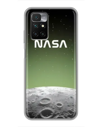 Чехол для Xiaomi Redmi 10 с картинкой «NASA — лунный градиент»
