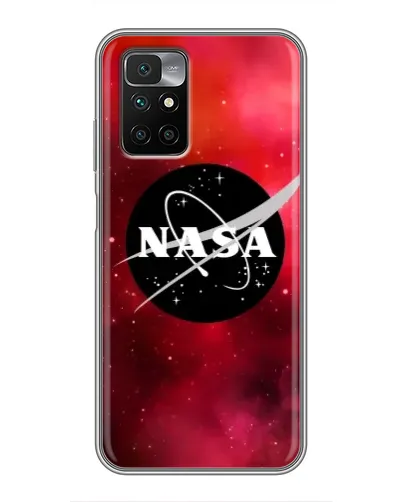 Чехол для Xiaomi Redmi 10 с картинкой «NASA — красная туманность»