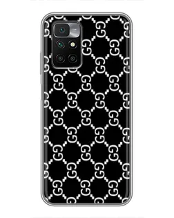 Чехол для Xiaomi Redmi 10 с картинкой «Gucci — сетчатый паттерн»