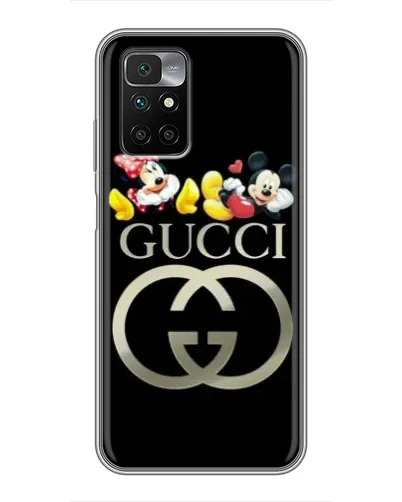 Чехол для Xiaomi Redmi 10 с картинкой «Gucci — герои Disney»