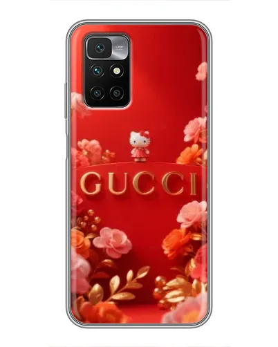 Чехол для Xiaomi Redmi 10 с картинкой «Gucci — золотой сад»