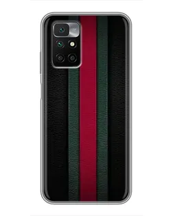 Чехол для Xiaomi Redmi 10 с картинкой «Gucci — неоновая линия»