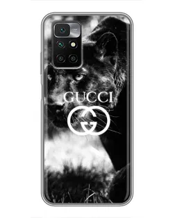 Чехол для Xiaomi Redmi 10 с картинкой «Gucci — дикая природа»