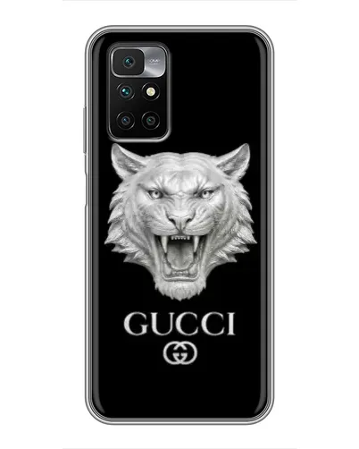 Чехол для Xiaomi Redmi 10 с картинкой «Gucci — серебряный лев» Чехол для Xiaomi Redmi 10 с картинкой «Gucci — серебряный лев»