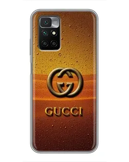 Чехол для Xiaomi Redmi 10 с картинкой «Gucci — солнечный градиент»