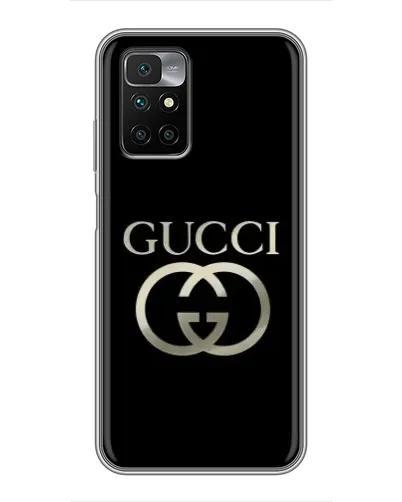 Чехол для Xiaomi Redmi 10 с картинкой «Gucci — золото на черном» Чехол для Xiaomi Redmi 10 с картинкой «Gucci — золото на черном»