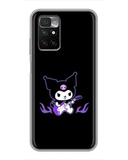 Чехол для Xiaomi Redmi 10 с картинкой «Электрическая Kuromi»