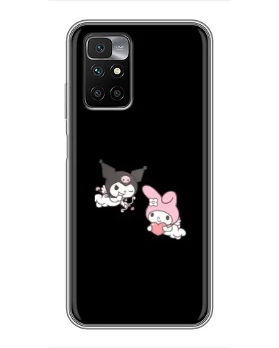 Чехол для Xiaomi Redmi 10 с картинкой «My Melody и Kuromi»