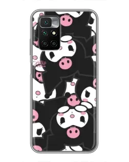 Чехол для Xiaomi Redmi 10 с картинкой «Kuromi с сердечком»