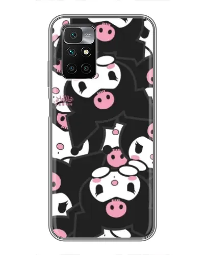 Чехол для Xiaomi Redmi 10 с картинкой «Kuromi с сердечком»