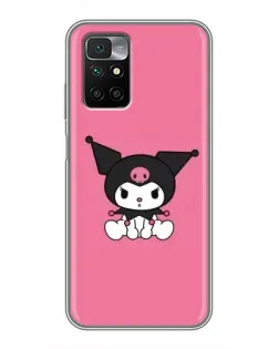Чехол для Xiaomi Redmi 10 с картинкой «Хмурая Kuromi»