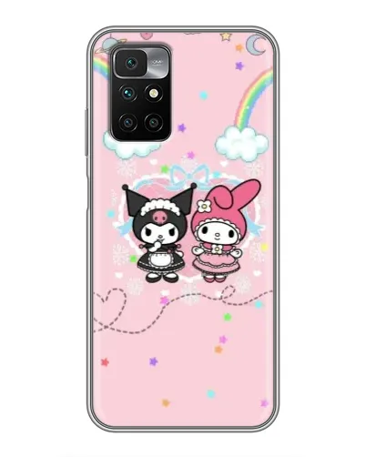 Чехол для Xiaomi Redmi 10 с картинкой «My Melody и Kuromi»