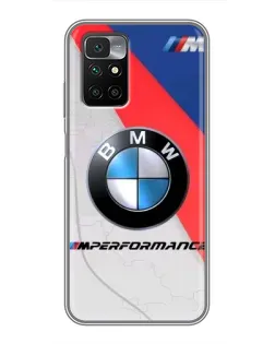 Чехол для Xiaomi Redmi 10 с картинкой «BMW Performance стиль»