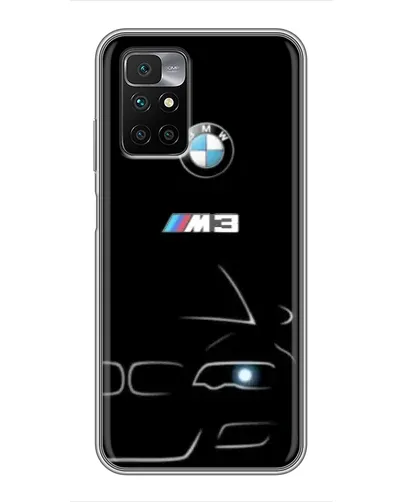 Чехол для Xiaomi Redmi 10 с картинкой «Минималистичный принт BMW M3» Чехол для Xiaomi Redmi 10 с картинкой «Минималистичный принт BMW M3»