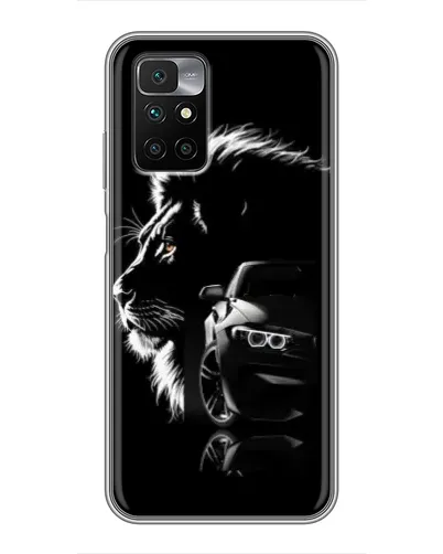 Чехол для Xiaomi Redmi 10 с картинкой «BMW и лев» Чехол для Xiaomi Redmi 10 с картинкой «BMW и лев»