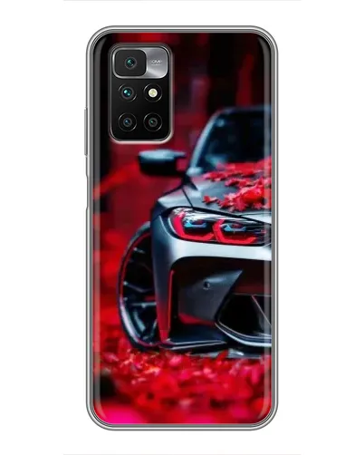 Чехол для Xiaomi Redmi 10 с картинкой «Спортивная BMW и цветы» Чехол для Xiaomi Redmi 10 с картинкой «Спортивная BMW и цветы»