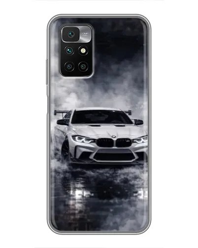 Чехол для Xiaomi Redmi 10 с картинкой «BMW сквозь туман» Чехол для Xiaomi Redmi 10 с картинкой «BMW сквозь туман»