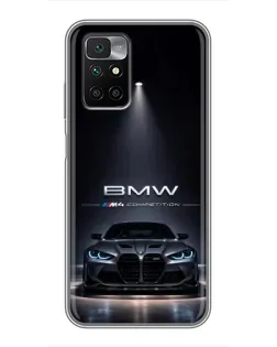Чохол для Xiaomi Redmi 10 з картинкою «BMW крізь нічне місто» Чохол для Xiaomi Redmi 10 з картинкою «BMW крізь нічне місто»