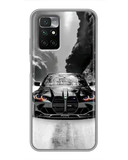 Чохол для Xiaomi Redmi 10 з картинкою «BMW — акварельний дрифт» Чохол для Xiaomi Redmi 10 з картинкою «BMW — акварельний дрифт»