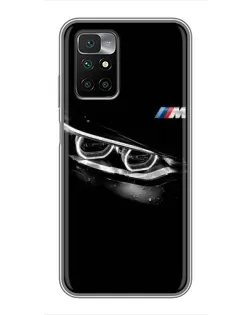 Чохол для Xiaomi Redmi 10 з картинкою «BMW — погляд тигра» Чохол для Xiaomi Redmi 10 з картинкою «BMW — погляд тигра»