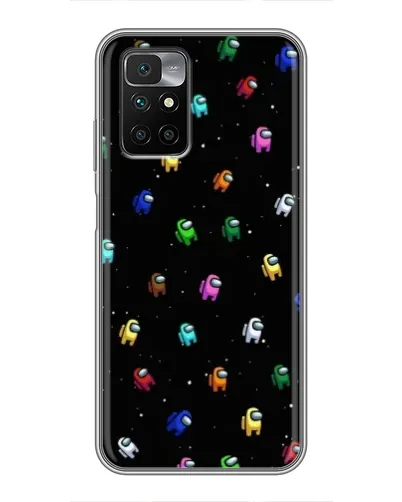 Чехол для Xiaomi Redmi 10 с картинкой «Экипаж Among Us»
