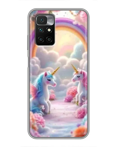 Чехол для Xiaomi Redmi 10 с картинкой «Радуга и единороги» Чехол для Xiaomi Redmi 10 с картинкой «Радуга и единороги»