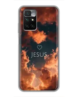 Чехол для Xiaomi Redmi 10 с картинкой «Сияние Имени Jesus» Чехол для Xiaomi Redmi 10 с картинкой «Сияние Имени Jesus»