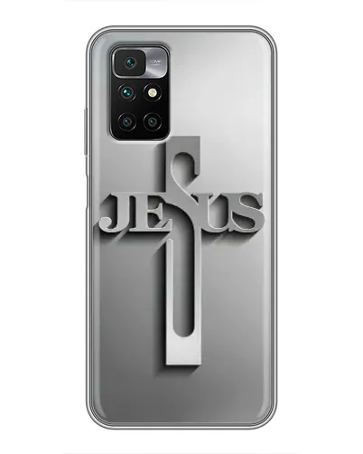Чехол для Xiaomi Redmi 10 с картинкой «Металлический крест Jesus» Чехол для Xiaomi Redmi 10 с картинкой «Металлический крест Jesus»