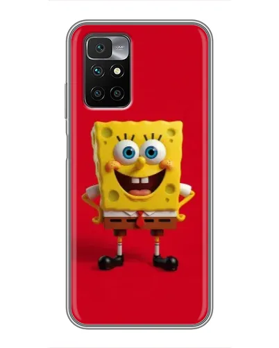 Чехол для Xiaomi Redmi 10 с картинкой «Спанч Боб на красном» Чехол для Xiaomi Redmi 10 с картинкой «Спанч Боб на красном»