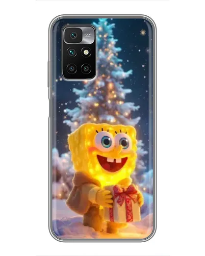 Чехол для Xiaomi Redmi 10 с картинкой «Рождественский Спанч Боб» Чехол для Xiaomi Redmi 10 с картинкой «Рождественский Спанч Боб»