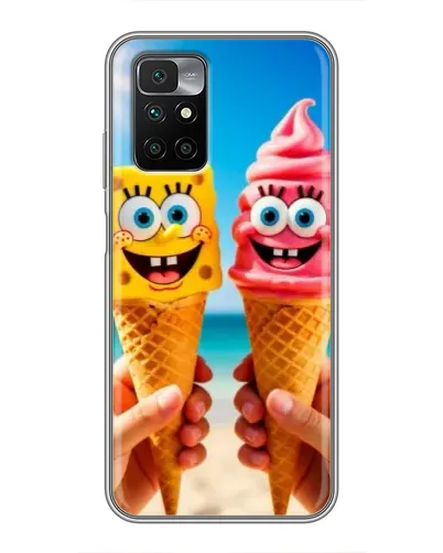 Чехол для Xiaomi Redmi 10 с картинкой «Спанч Боб мороженое» Чехол для Xiaomi Redmi 10 с картинкой «Спанч Боб мороженое»
