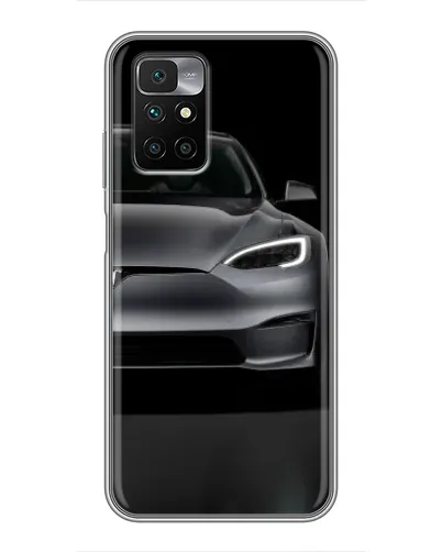 Чехол для Xiaomi Redmi 10 с картинкой «Tesla Model S Look»