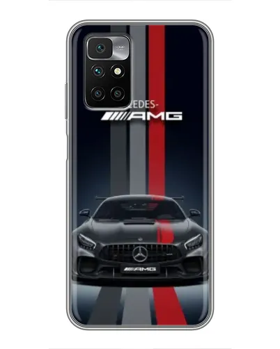 Чехол для Xiaomi Redmi 10 с картинкой «Mercedes — белый карбон» Чехол для Xiaomi Redmi 10 с картинкой «Mercedes — белый карбон»