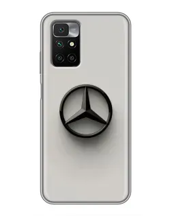 Чехол для Xiaomi Redmi 10 с картинкой «Mercedes Maybach стиль»