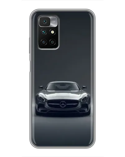 Чохол для Xiaomi Redmi 10 з картинкою «Mercedes на чорному»