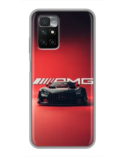 Чехол для Xiaomi Redmi 10 с картинкой «Mercedes AMG — красная линия» Чехол для Xiaomi Redmi 10 с картинкой «Mercedes AMG — красная линия»