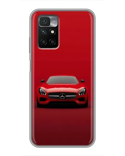 Чохол для Xiaomi Redmi 10 з картинкою «Червоний Mercedes AMG»